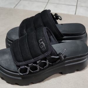 UGG Women's Black Slide Sandals